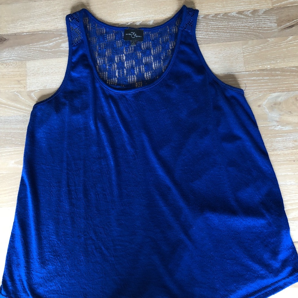 Cobalt blue tank